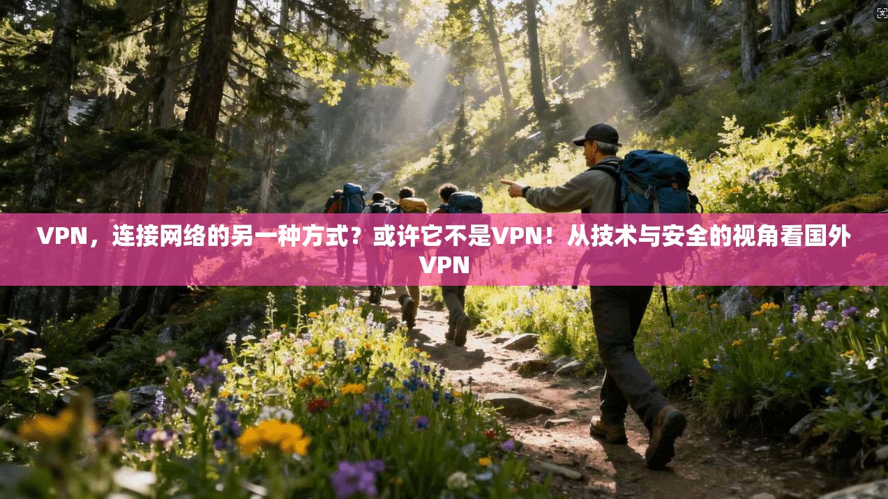VPN,连接网络的另一种方式?或许它不是VPN!从技术与安全的视角看国外VPN