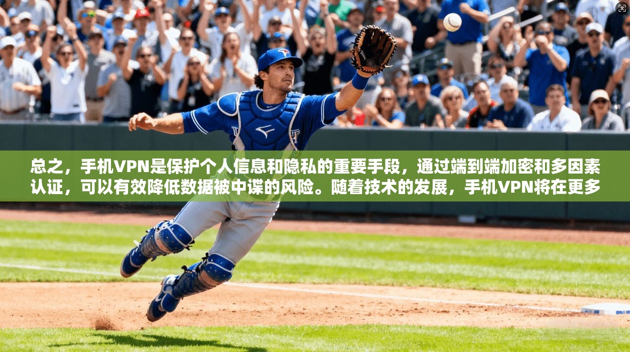 总之，手机VPN是保护个人信息和隐私的重要手段，通过端到端加密和多因素认证，可以有效降低数据被中谍的风险。随着技术的发展，手机VPN将在更多的领域得到应用，为用户创造更加安全和舒适的网络环境