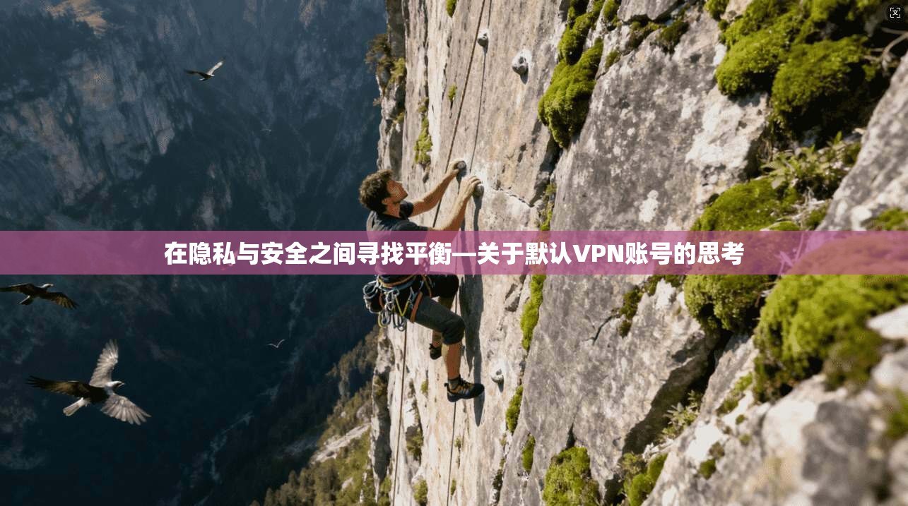 在隐私与安全之间寻找平衡—关于默认VPN账号的思考