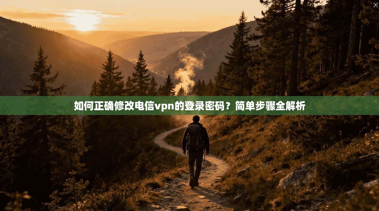 如何正确修改电信vpn的登录密码？简单步骤全解析