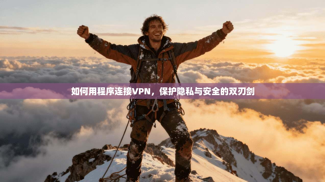 如何用程序连接VPN，保护隐私与安全的双刃剑