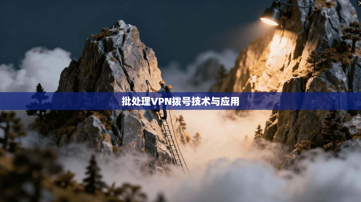 批处理VPN拨号技术与应用