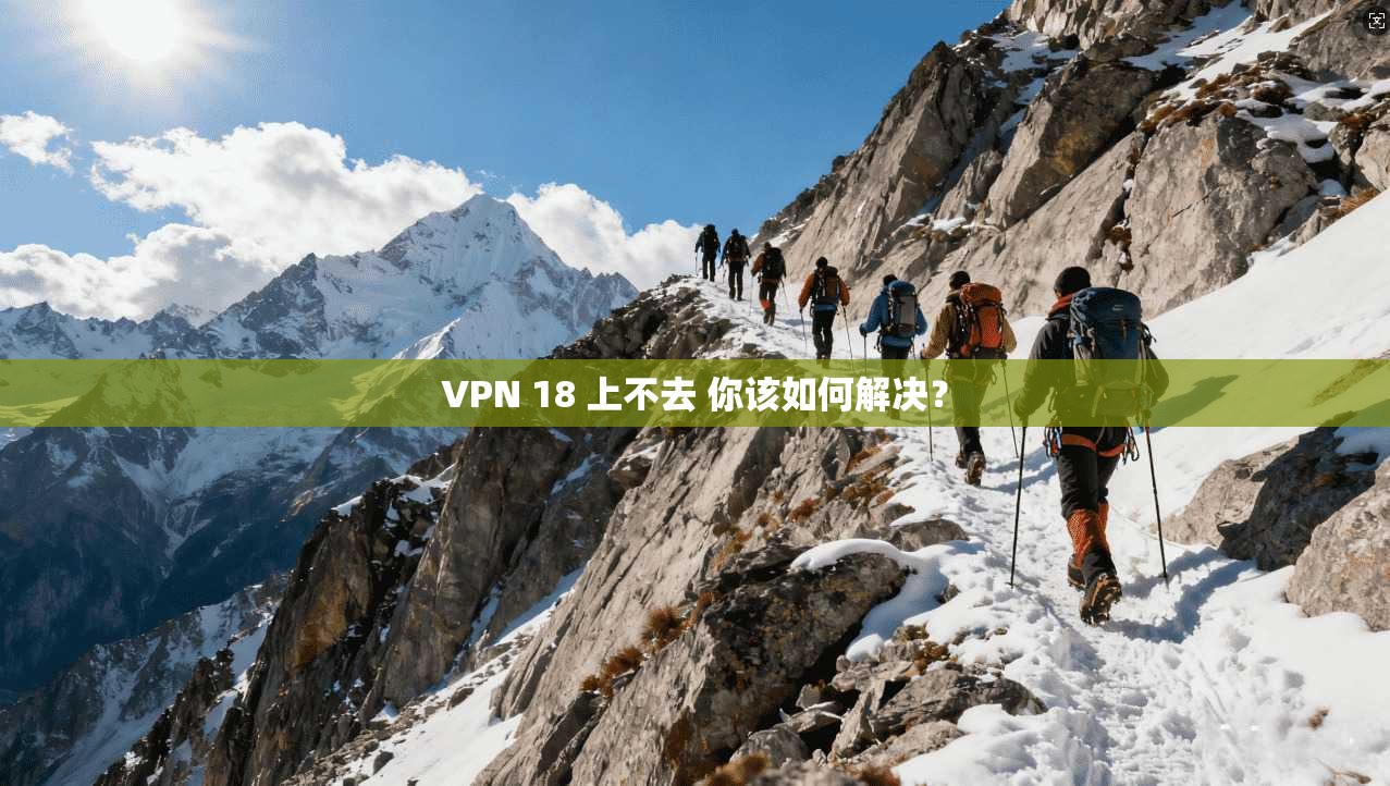 VPN 18 上不去 你该如何解决？