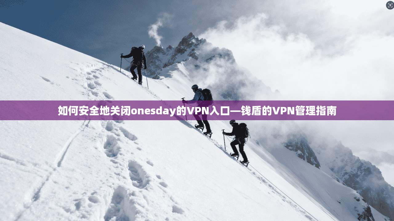 如何安全地关闭onesday的VPN入口—钱盾的VPN管理指南