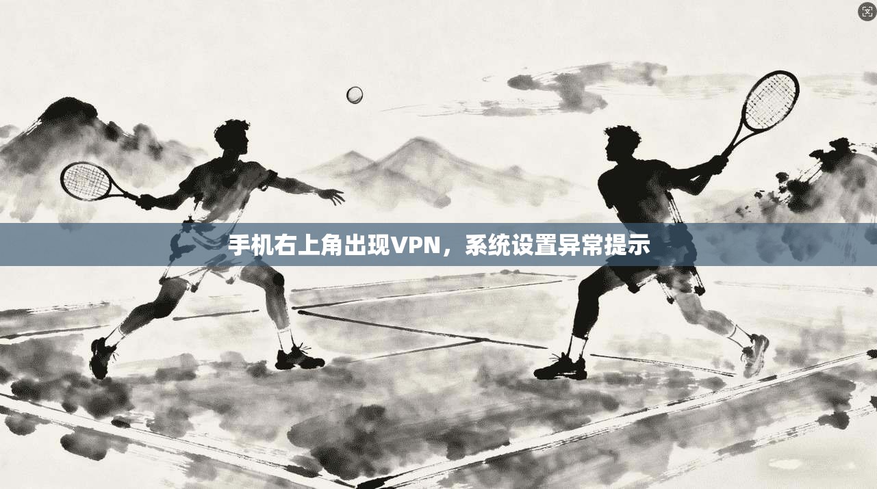 手机右上角出现VPN，系统设置异常提示